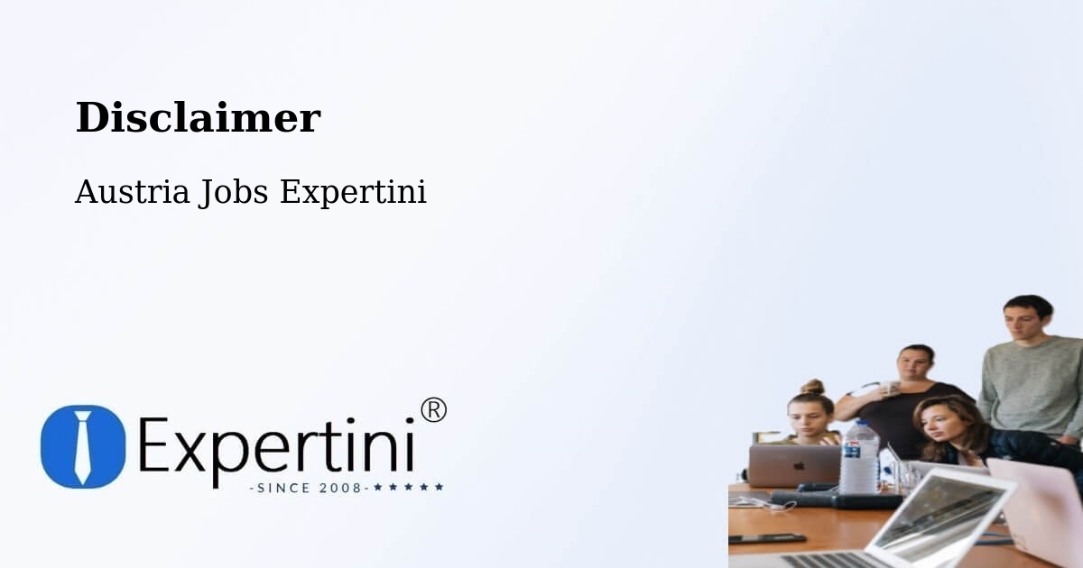 Disclaimer – Rechnitz - Austria Jobs Expertini