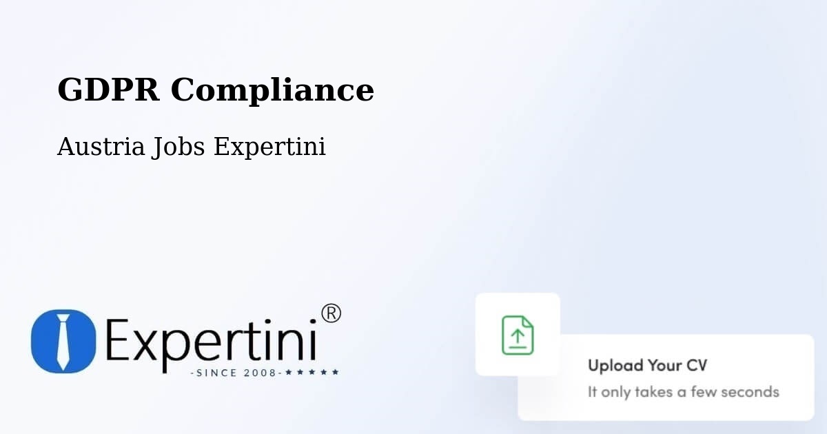 EU GDPR Compliance Statement – Rechnitz - Austria Jobs Expertini